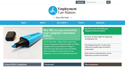 Desktop Screenshot of employmentlawmatters.com